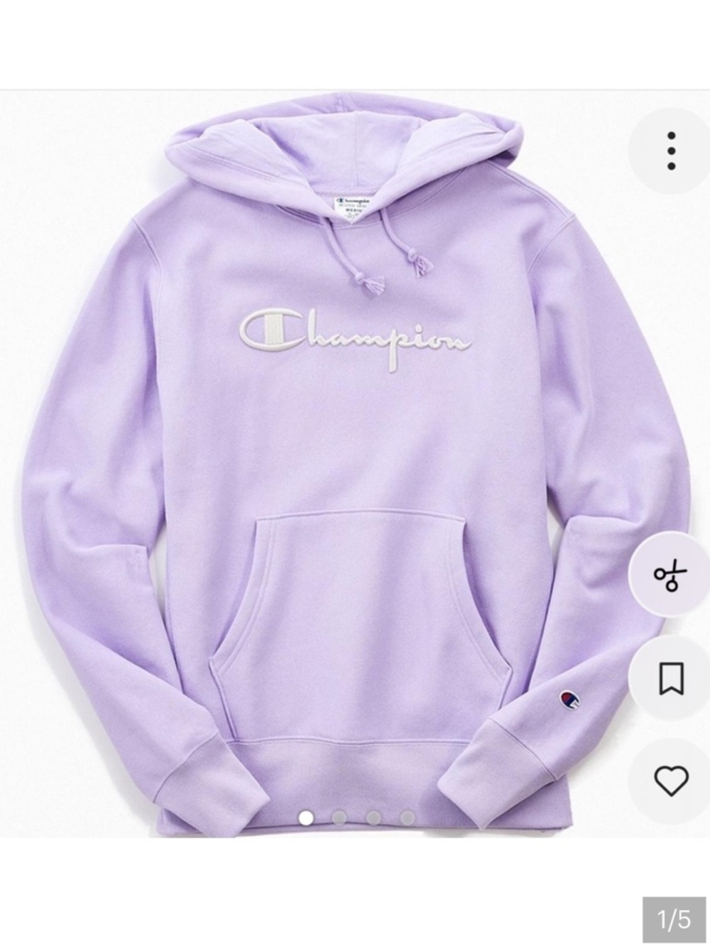 Lavender Champion Hoodie | pastel spring  sweatshirt soft girl athleisure